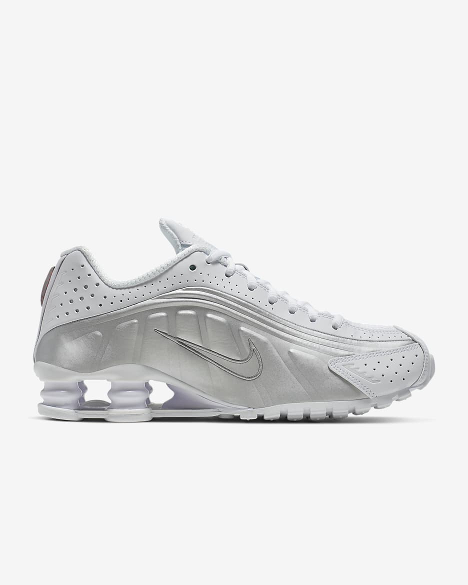 Nike shox r4 donna argento on sale